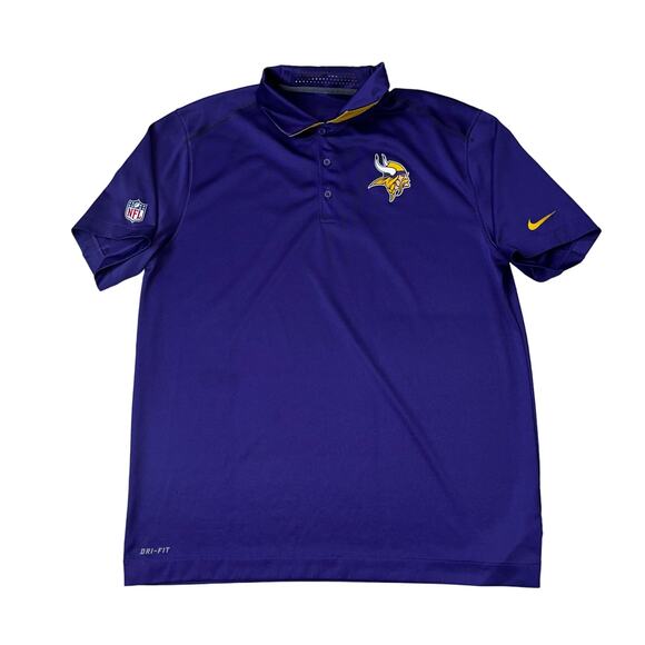 NFL Nike Minnesota Vikings Men's XL Polo Shirt - Picture 1 of 6